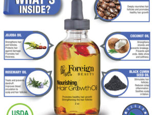 Nourishing healthy hair growth oil