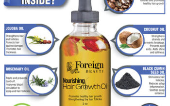 Nourishing healthy hair growth oil