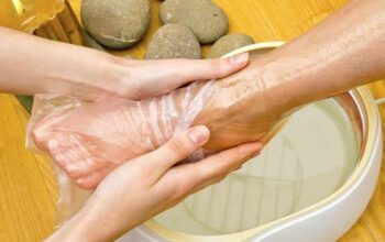 Coconut paraffin wax spa treatment