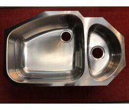 Stainless steel 33inch undermount double bowl stainless steel